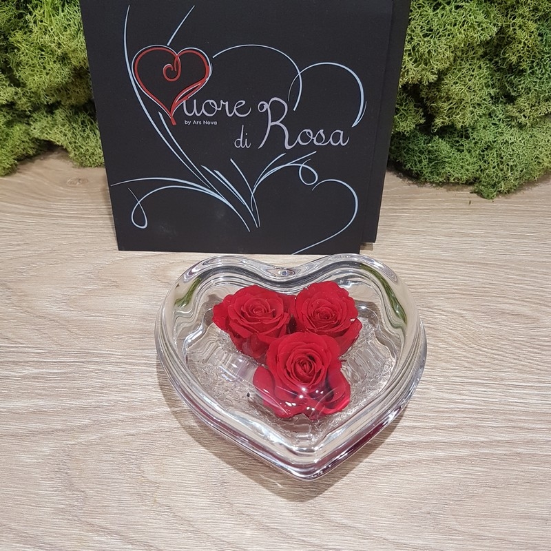 Cuore di Rose Rosse Online Napoli