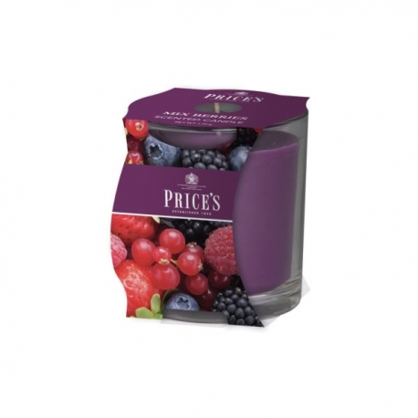 Candela in bicchiere Mixed Berries Price's Candles – La Giara